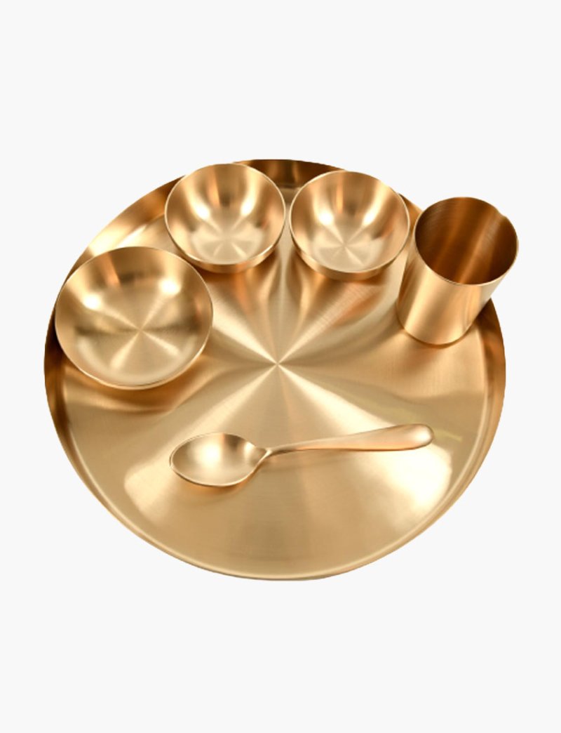 Kansa Rajasthani Dinner Set 12 inches