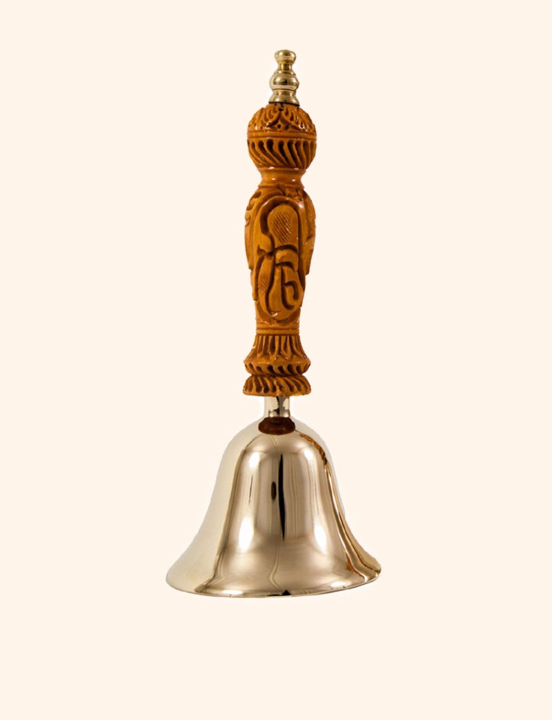 Kansa Pooja Bell (H-8.5in, D-3.5in)