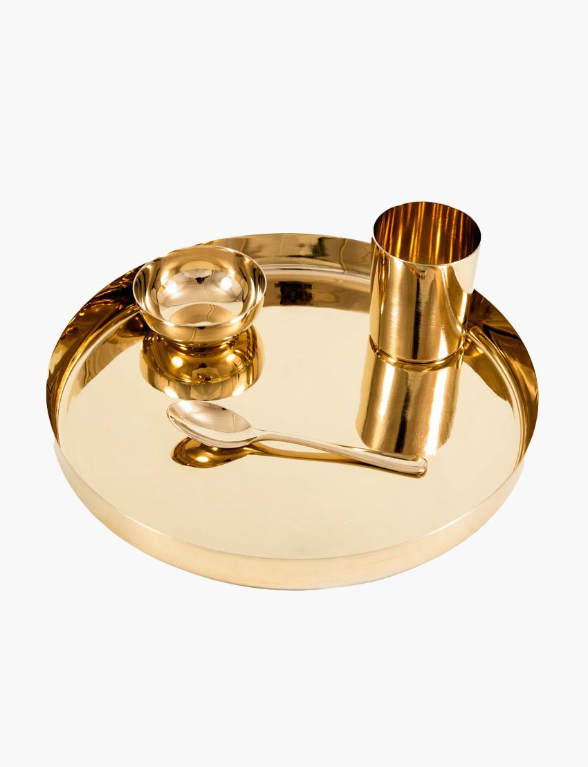 Kansa Baby Dinner Set 10 inches