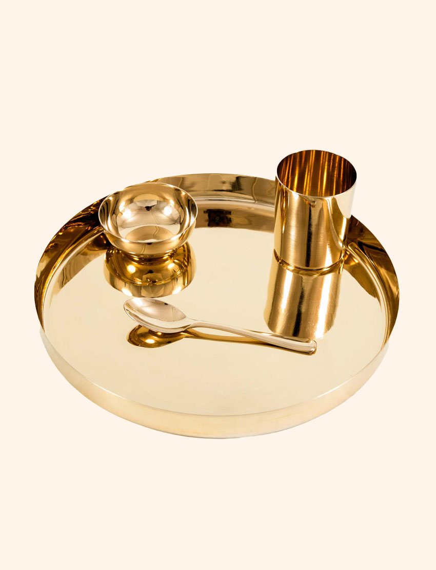 Kansa Baby Dinner Set 10 inches