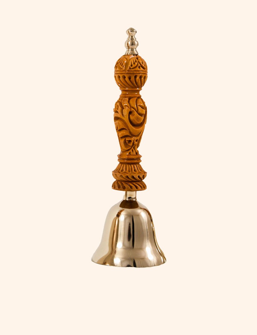 Kansa Pooja Bell (H-6.5in, D-2.5in)