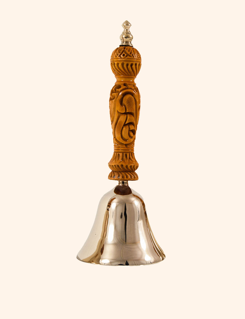 Kansa Pooja Bell (H-8.5in, D-3.0in)